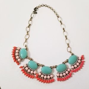J. Crew tropical scallop bead necklace